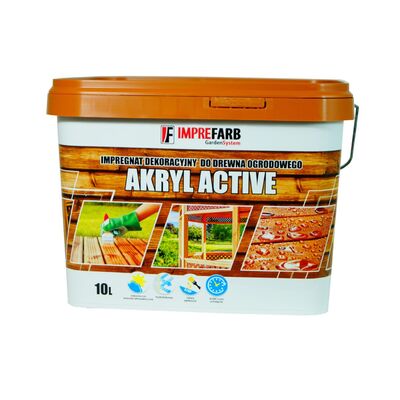 Impregnat akrylowy mahoń 10 l IMPREFARB