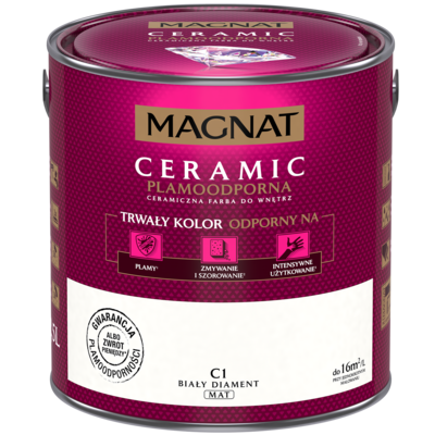 Farba ceramiczna biały diament C1 2,5 l Magnat
