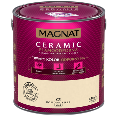 Farba ceramiczna dostojna perła C5 2,5 l Magnat