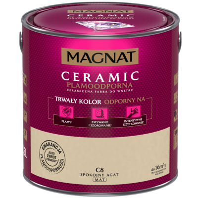 Farba ceramiczna spokojny agat C8 2,5 l Magnat