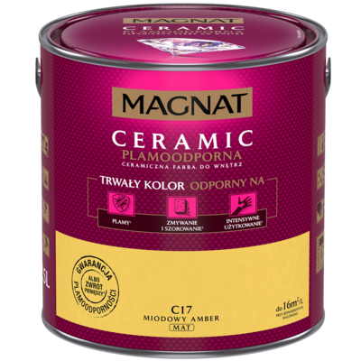 Farba ceramiczna miodowy amber C17 2,5 l Magnat