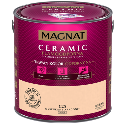Farba ceramiczna wyszukany aragonit C25 2,5 l Magnat