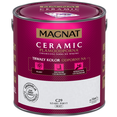 Farba ceramiczna szary piryt C29 2,5 l Magnat