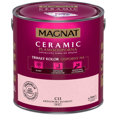 Farba ceramiczna królewski diament C33 2,5 l Magnat