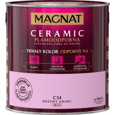 Farba ceramiczna różowy kwarc C34 2,5 l Magnat