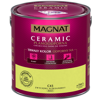 Farba ceramiczna zwycięski aleksandryt C43 2,5 l Magnat