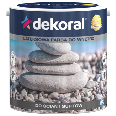 Farba lateksowa AKRYLIT W Miodowy Pastelowy 2,5 l Dekoral