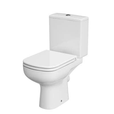 WC Kompakt Colour New bezkołnierzowy clean on 010 3/5 biały