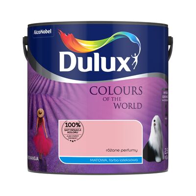 Farba lateksowa Kolory Świata różane perfumy 2,5 l Dulux
