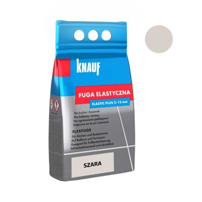 Fuga elastyczna 4 kg szara Knauf