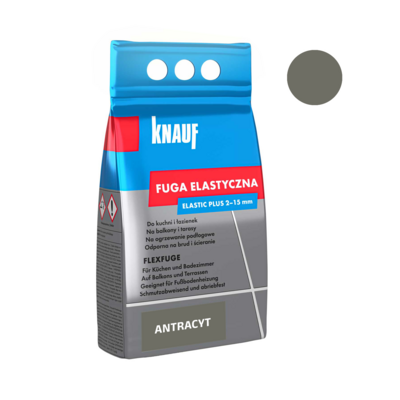 Fuga elastyczna 4 kg antracyt Knauf