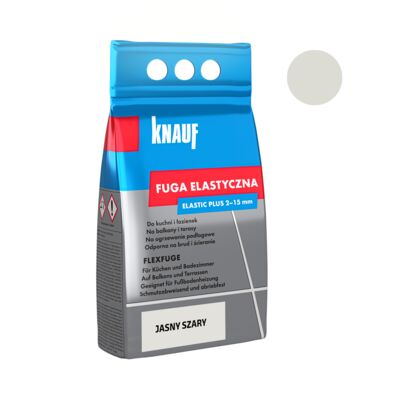 Fuga elastyczna 4 kg jasny szary Knauf