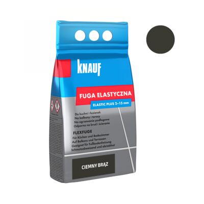 Fuga elastyczna 4 kg ciemny brąz Knauf