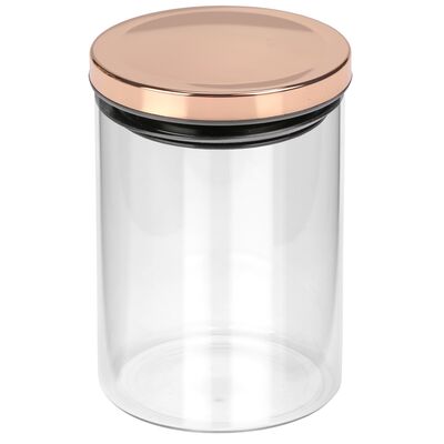 Pojemnik szklany ROSE GOLD 700 ml