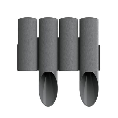 Palisada ogrodowa STANDARD 14,5 cm x 2,3 m grafitowa Cellfast