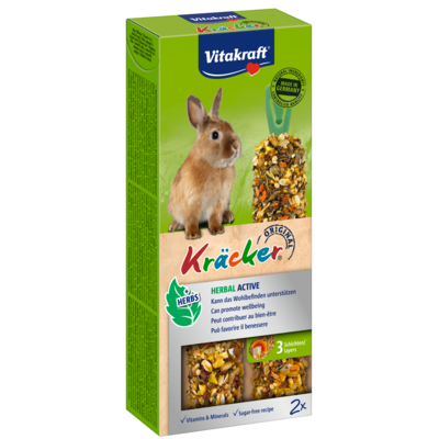 Kolba dla królika Kracker 2 sztuki herbal active Vitakraft