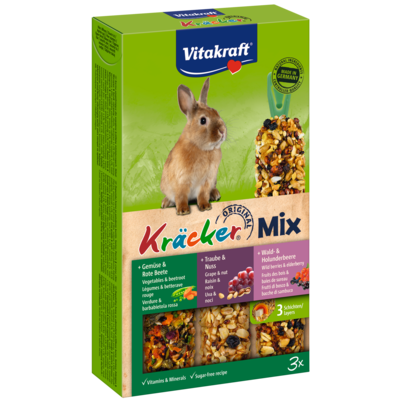 Kolba dla królika Kracker 3 sztuki owoce leśne/orzechy/warzywa Vitakraft