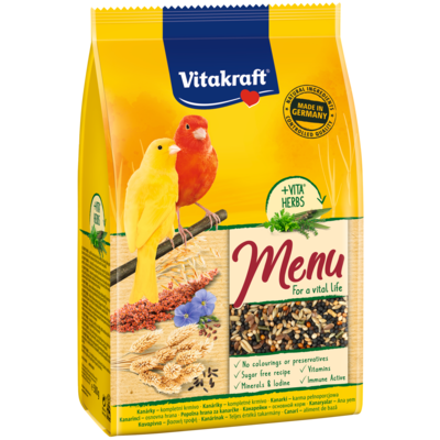 Karma dla kanarka Menu Vital 500 g miodowa Vitakraft
