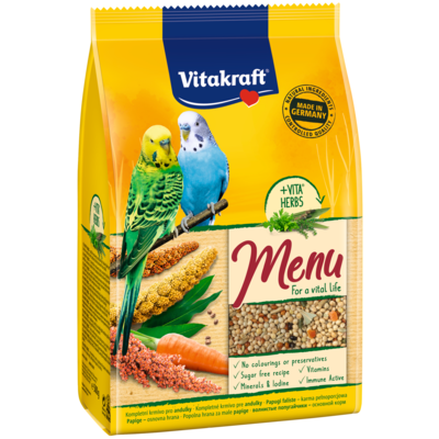 Karma dla papugi falistej Menu Vital 500 g Vitakraft