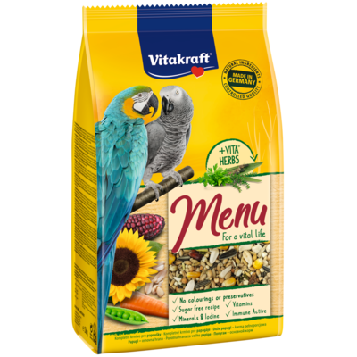 Karma dla ary Menu Vital 1 kg miodowa Vitakraft
