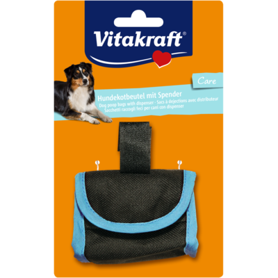 Pojemnik na worki na psie odchody + worki Vitakraft