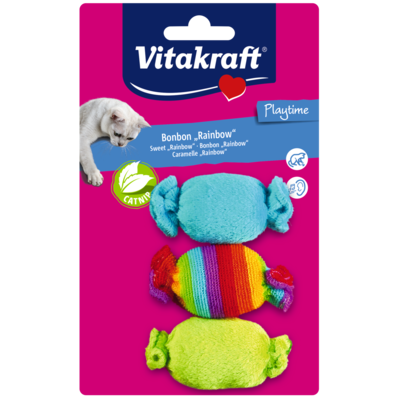 Zabawka dla kota cukierki z kocimiętką 3 sztuki Vitakraft