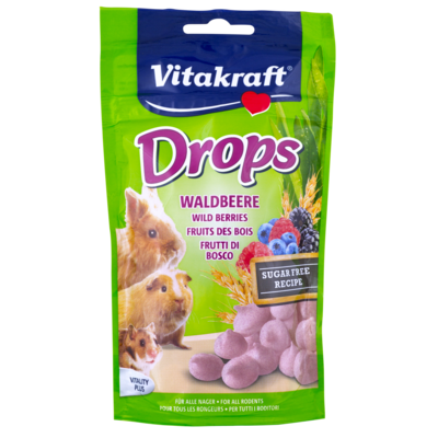 Przysmak dla gryzoni Drops 75 g owoce leśne QQ