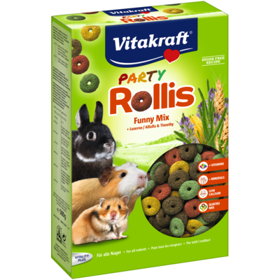 Przysmak dla gryzoni Rollis Party 500 g Vitakraft