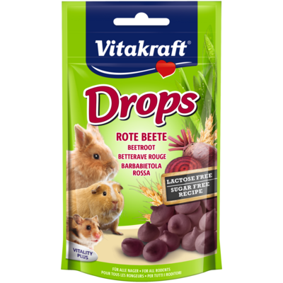 Przysmak dla gryzoni Drops 75 g burak QQ