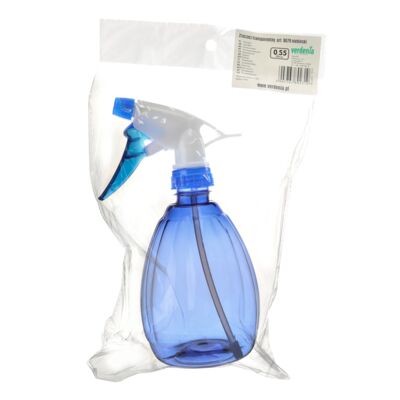 Zraszacz transparentny 550 ml FLORA 9079 niebieski