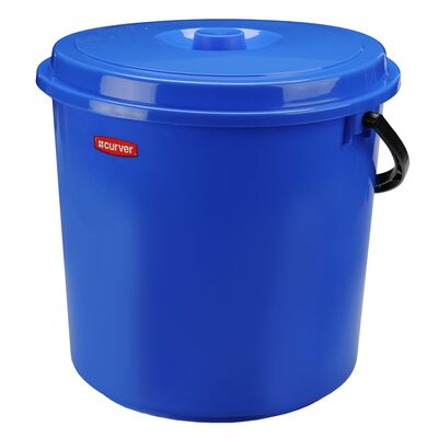 Wiadro 10 l z pokrywą niebieskie