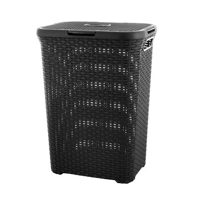 Kosz na bieliznę Style 60 l ciemnoszary