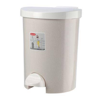 Kosz okrągły 15 l beżowy