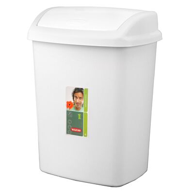 Kosz uchylny DOMINIK 25 l marmur