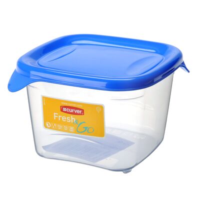 Pojemnik kwadratowy 0,45 l FRESHGO mix kolorów