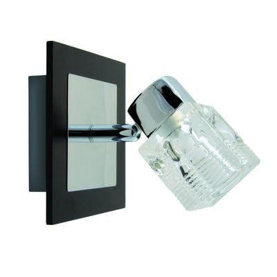 Plafoniera hermetyczna z czujnikiem ruchu AQUA DOLUNAY BLACK S HOROZ