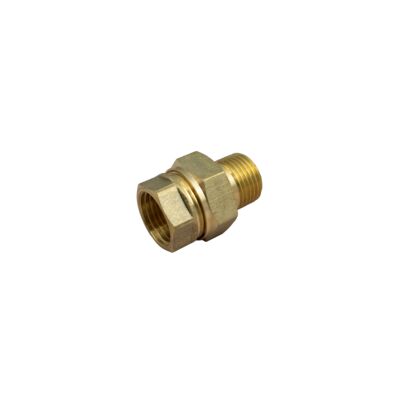 Złączka grzejnikowa prosta śrubunek 3/8'' U10 śrutowana