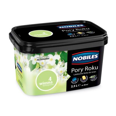 Farba lateksowa Pory Roku Wiosna Koniczynowa 2,5 l Nobiles