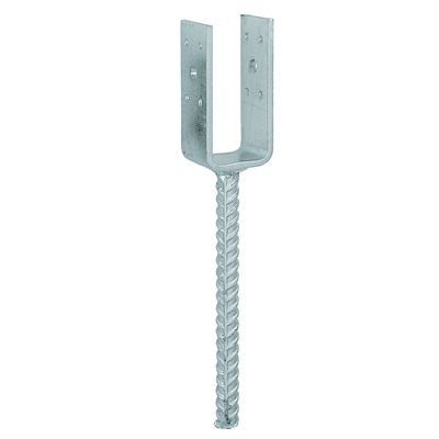 Podstawa słupa typu U 71 x 71 x 200 mm do wbetonowania