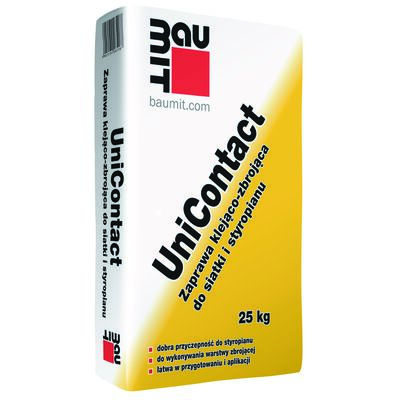 Zaprawa klejąco-zbrojąca do siatki i styropianu UniContact 25 kg Baumit