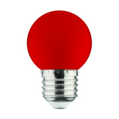 Żarówka dekoracyjna RAINBOW LED 1W RED HOROZ