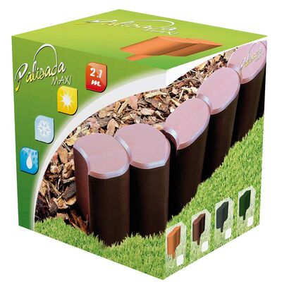 Palisada obrzeże trawnika Maxi brąz 14 x 20 cm 2,1 m