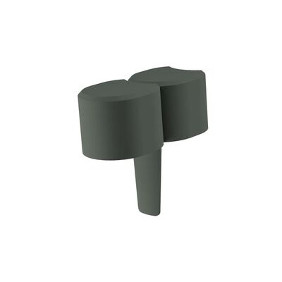 Palisada obrzeże trawnika Midi grafit 14 x 14,2 cm 2,1 m