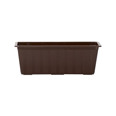Skrzynka balkonowa AGRO 40 x 18 cm brązowy