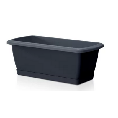 Skrzynka balkonowa z podstawką RESPANA SET antracyt