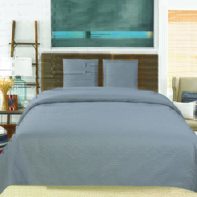 Narzuta 170 x 210 cm szary