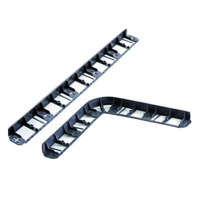 Obrzeże trawnikowe 100 cm BORDER czarne 8 segmentów + szpilki PROSPERPLAST