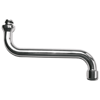 Wylewka typu S do baterii 20 cm chrom Invena