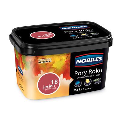 Farba lateksowa Pory Roku Jesień Jarzębinowa 2,5 l Nobiles