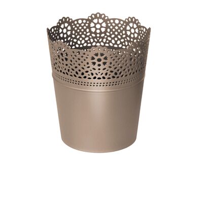 Doniczka LACE - MOCCA